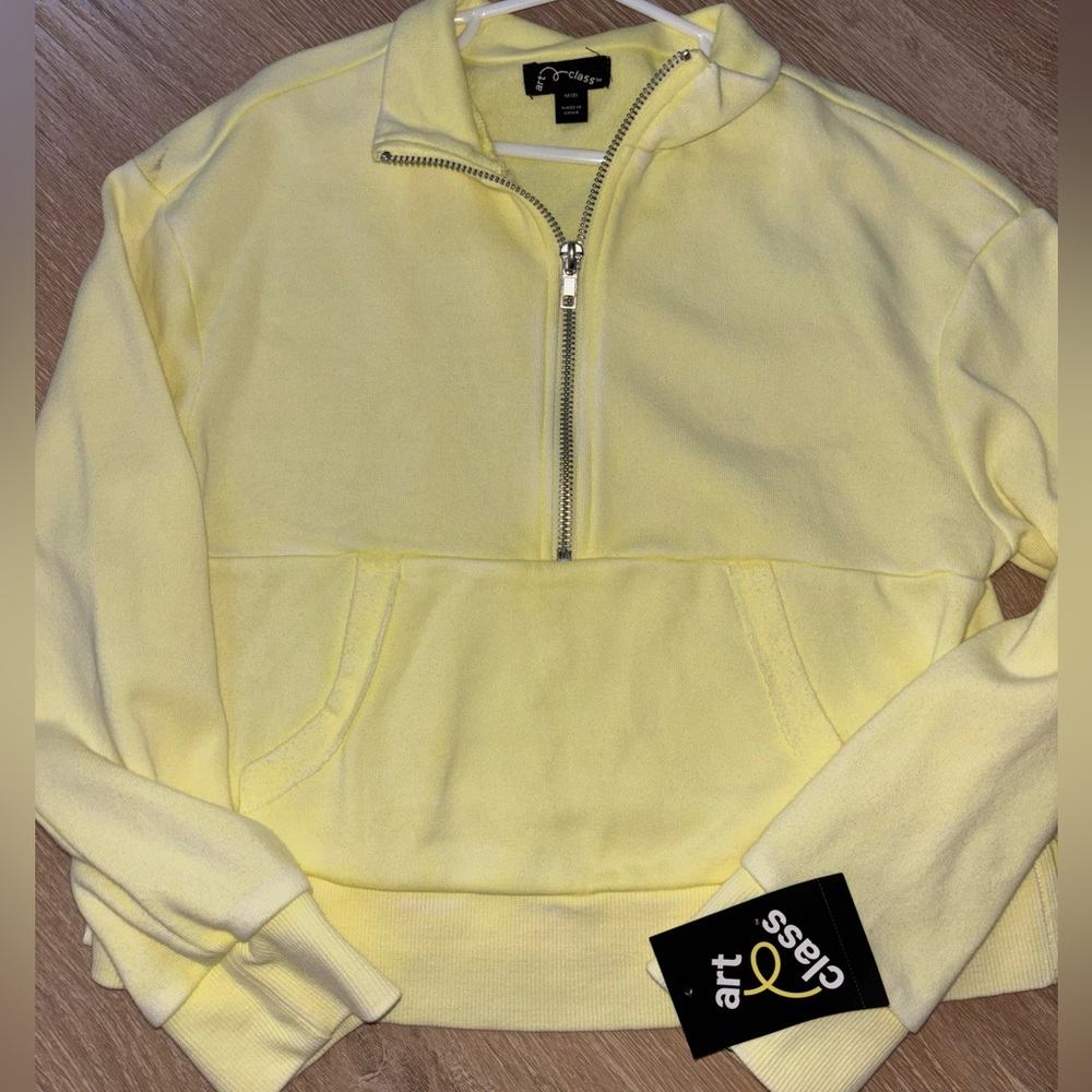 Art class girls quarter zip size M(8) NWT